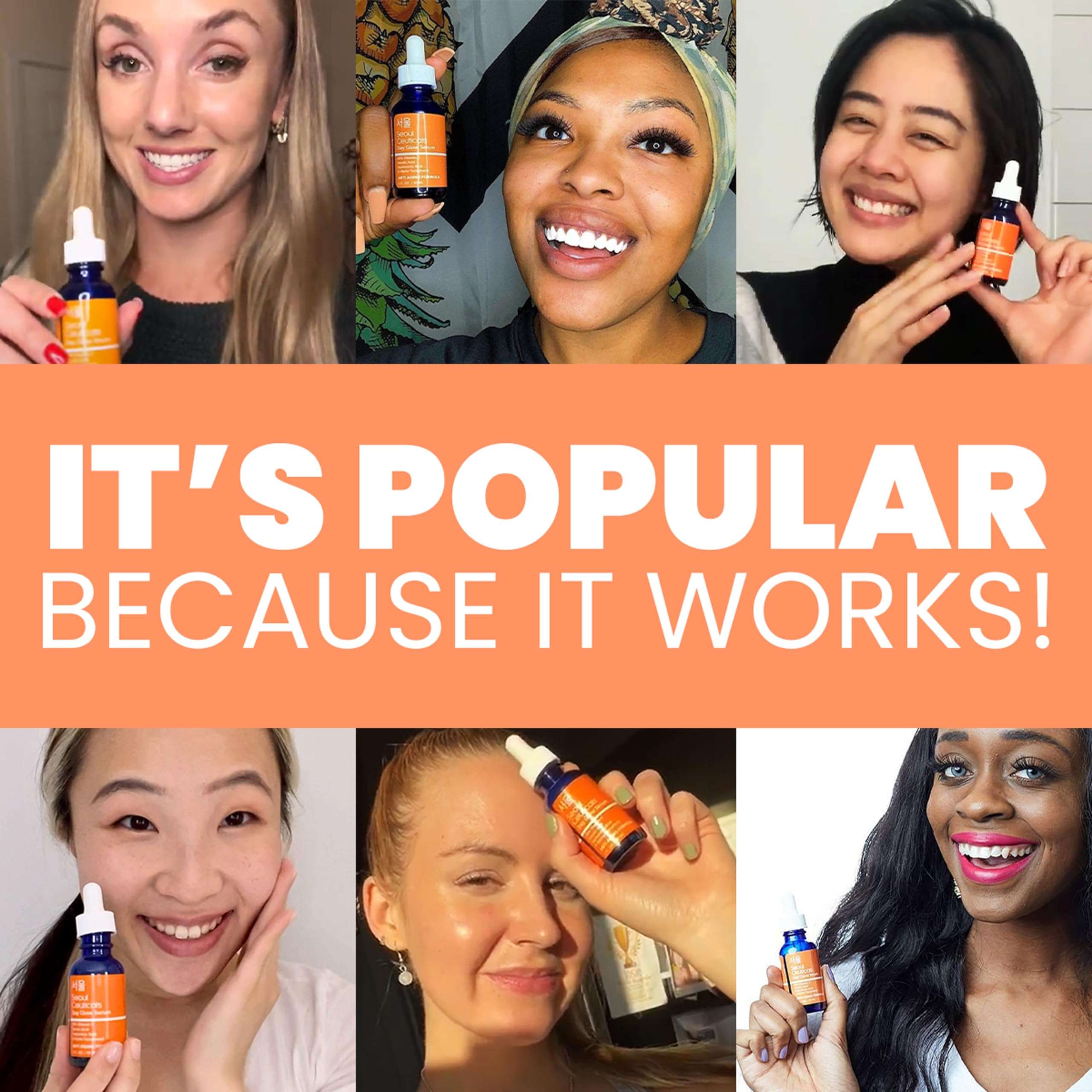 SeoulGlow 20% C + HA Anti-Aging Serum 1oz - Health Care by Handbags Specialist Headquarter | Available at Handbags Specialist Headquarter