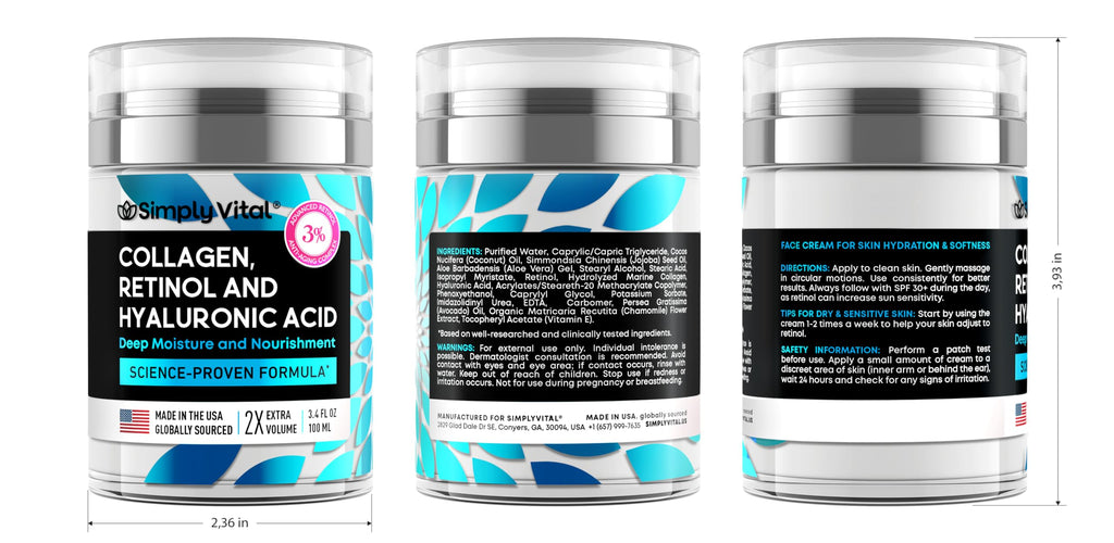 Vital Retinol Collagen Cream - Health Care by Handbags Specialist Headquarter | Available at Handbags Specialist Headquarter