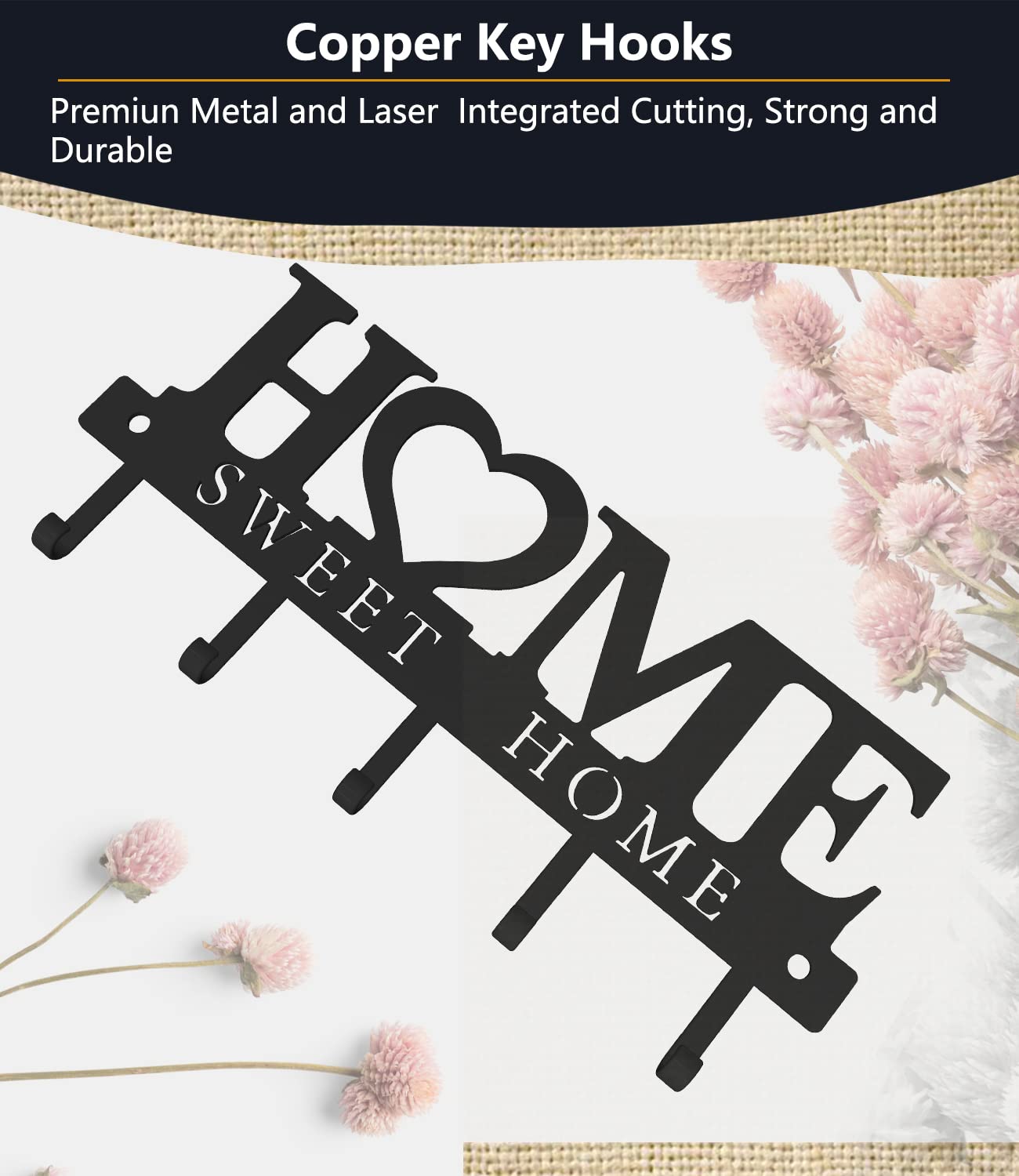 WIPHANY Wall Hook Organizer for Home & Office - Decor by Handbags Specialist Headquarter | Available at Handbags Specialist Headquarter